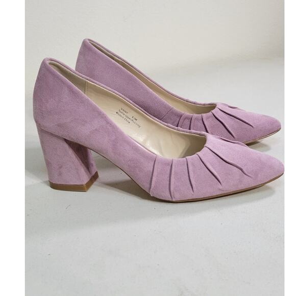 Bellini Heels Womens 6.5 Suede Vinny Slip On Pump Office Attire Corporate NWOT - Picture 1 of 9